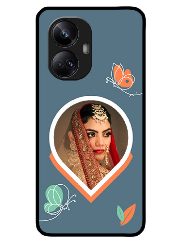 Custom Realme 10 Pro Plus 5G Custom Metal Phone CaseDroplet Butterflies Design