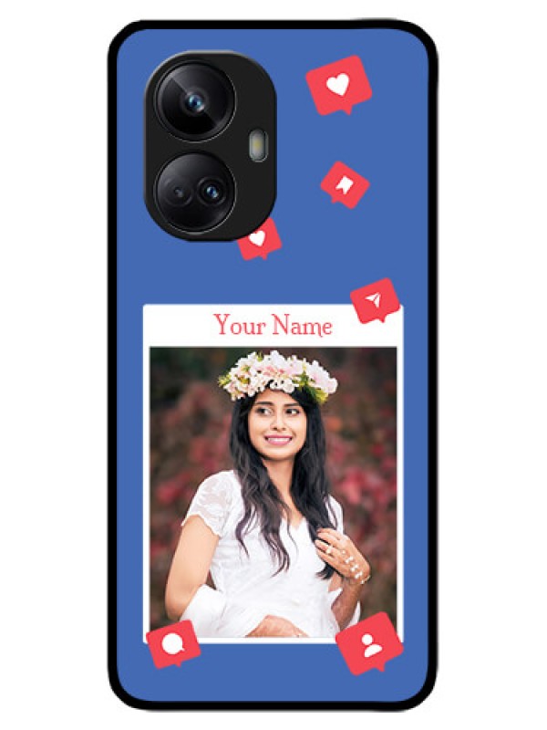 Custom Realme 10 Pro Plus 5G Custom Metal Phone CaseLike Share And Comment Design