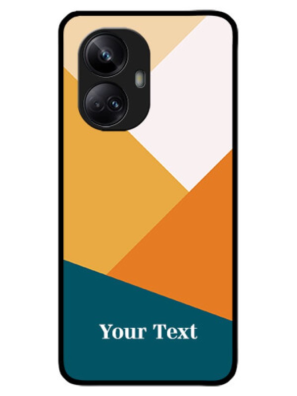 Custom Realme 10 Pro Plus 5G Custom Metal Phone CaseStacked Multi - Colour Design