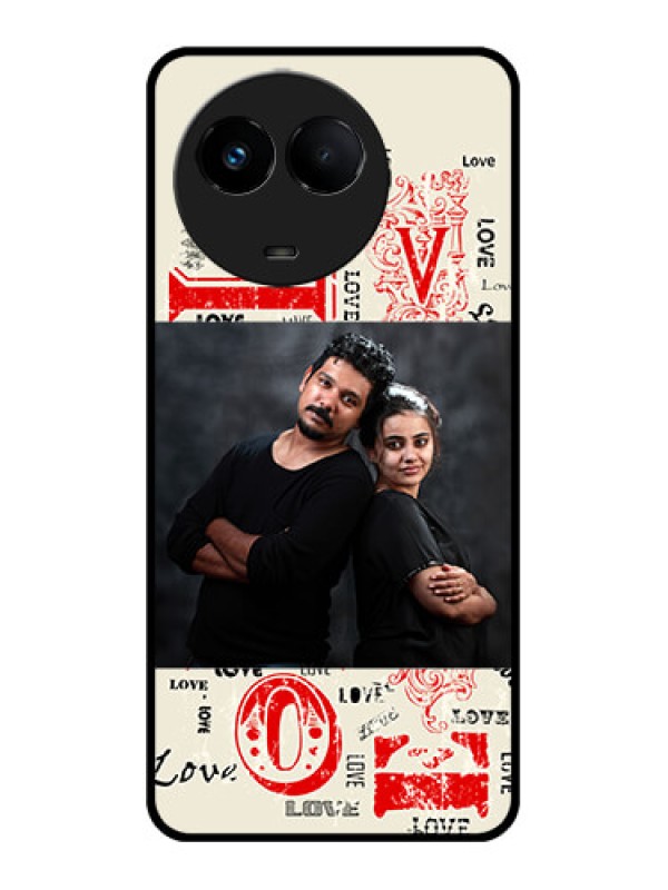 Custom Realme 11 5G Custom Metal Phone CaseTrendy Love Design Case