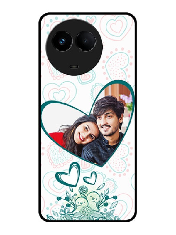 Custom Realme 11 5G Custom Metal Phone CasePremium Couple Design