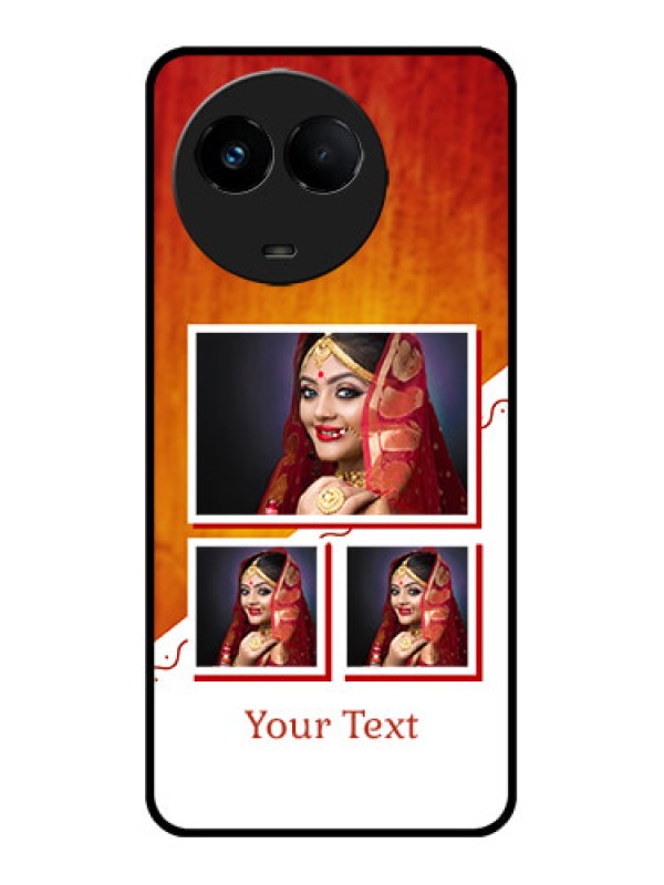 Custom Realme 11 5G Custom Metal Phone CaseWedding Memories Design