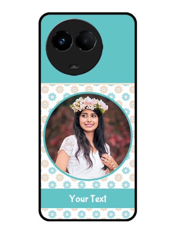 Custom Realme 11 5G Custom Metal Phone CaseBeautiful Flowers Design