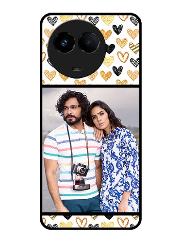 Custom Realme 11 5G Custom Metal Phone CaseLove Symbol Design