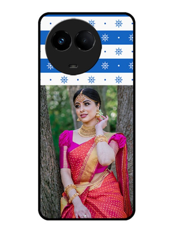 Custom Realme 11 5G Custom Metal Phone CaseSnow Pattern Design