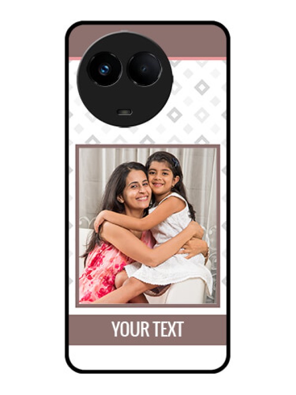 Custom Realme 11 5G Custom Metal Phone CaseSimple Diamond Design