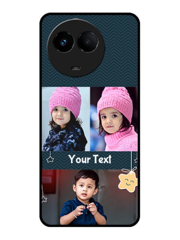 Custom Realme 11 5G Custom Metal Phone CaseHanging Stars Design