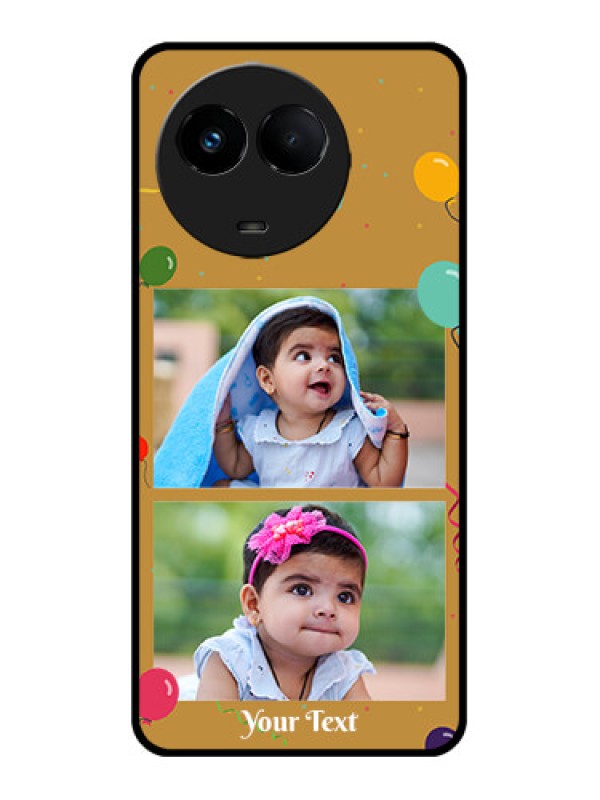 Custom Realme 11 5G Custom Metal Phone CaseImage Holder With Birthday Celebrations Design
