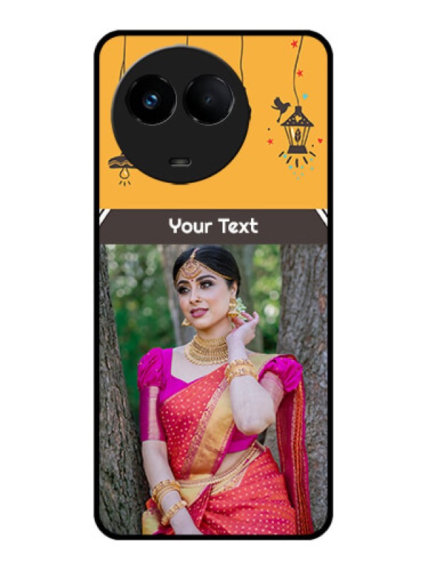 Custom Realme 11 5G Custom Metal Phone CaseWith Family Picture And Icons