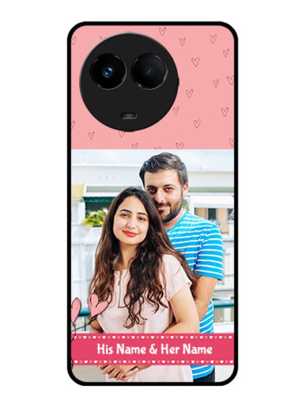 Custom Realme 11 5G Custom Metal Phone CaseLove Design Peach Color