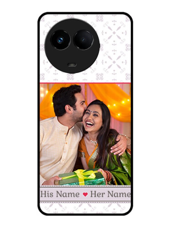 Custom Realme 11 5G Custom Metal Phone CaseWith Photo And Ethnic Design