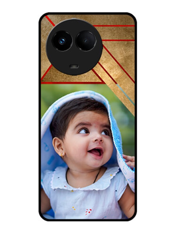 Custom Realme 11 5G Custom Metal Phone CaseGradient Abstract Texture Design