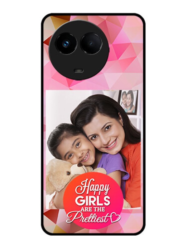 Custom Realme 11 5G Custom Metal Phone CaseAbstract Triangle Design