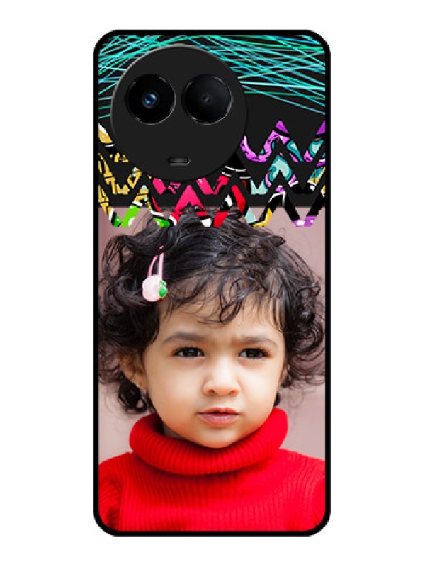 Custom Realme 11 5G Custom Metal Phone CaseNeon Abstract Design