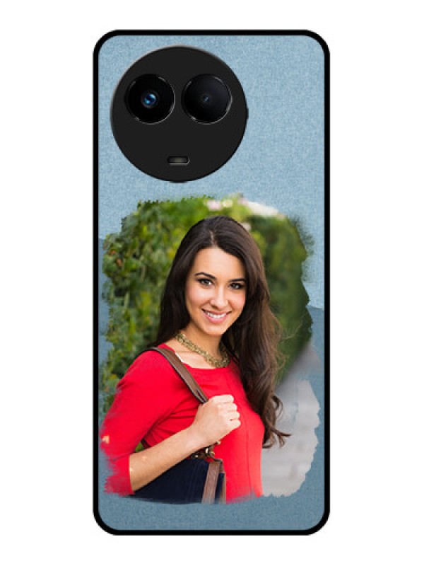 Custom Realme 11 5G Custom Metal Phone CaseGrunge Line Art Design