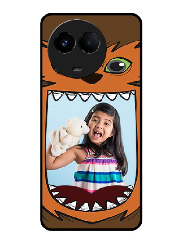 Custom Realme 11 5G Custom Metal Phone CaseOwl Monster Back Case Design