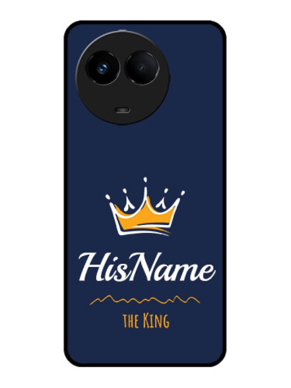 Custom Realme 11 5G Custom Metal Phone CaseKing With Name Design