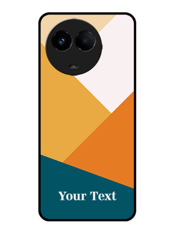 Custom Realme 11 5G Custom Metal Phone CaseStacked Multi - Colour Design