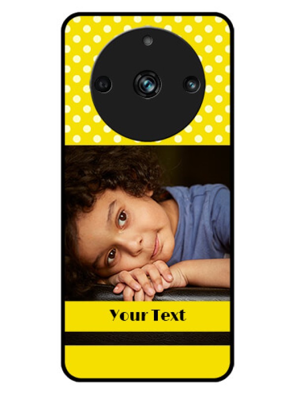 Custom Realme 11 Pro 5G Custom Metal Phone CaseBright Yellow Case Design