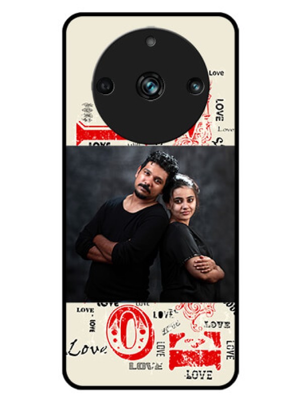 Custom Realme 11 Pro 5G Custom Metal Phone CaseTrendy Love Design Case