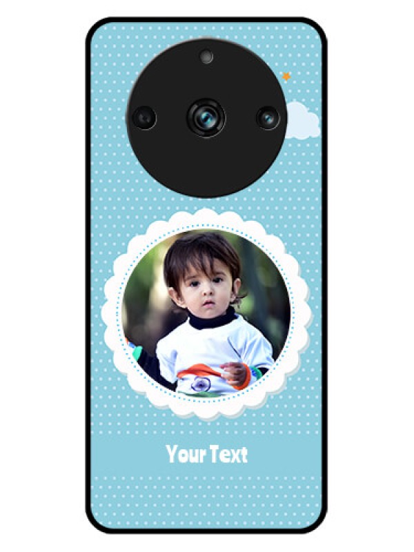 Custom Realme 11 Pro 5G Custom Metal Phone CaseViolet Pattern Design