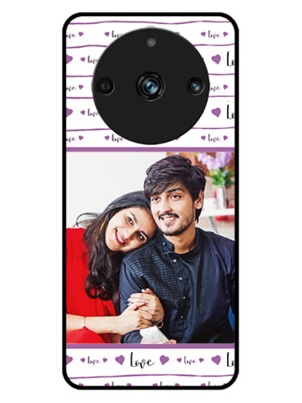 Custom Realme 11 Pro 5G Custom Metal Phone CaseCouples Heart Design