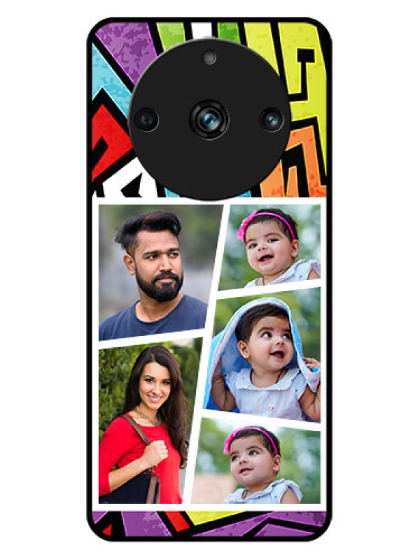 Custom Realme 11 Pro 5G Custom Metal Phone CaseGraffiti Pattern Design