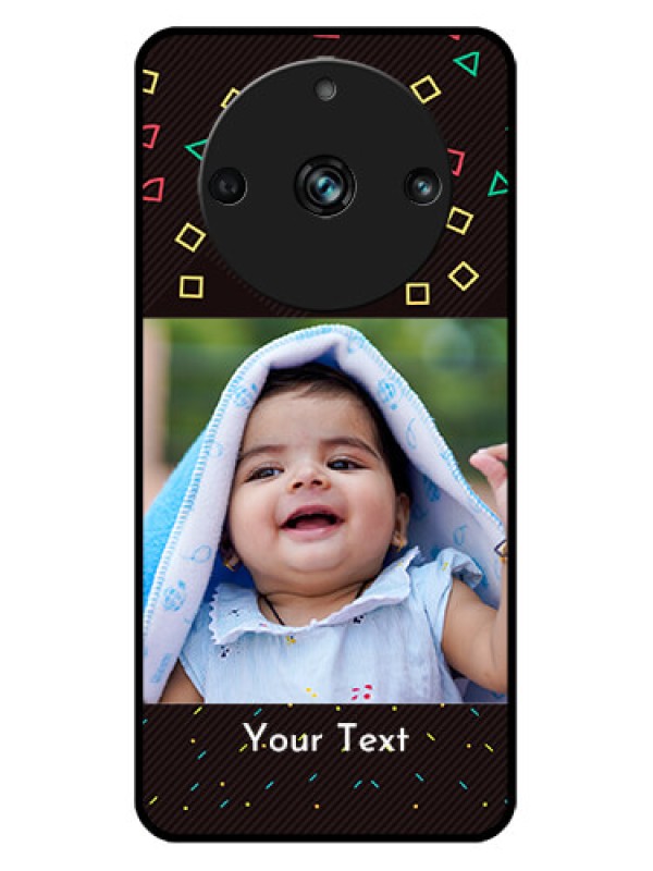 Custom Realme 11 Pro 5G Custom Metal Phone CaseWith Confetti Birthday Design