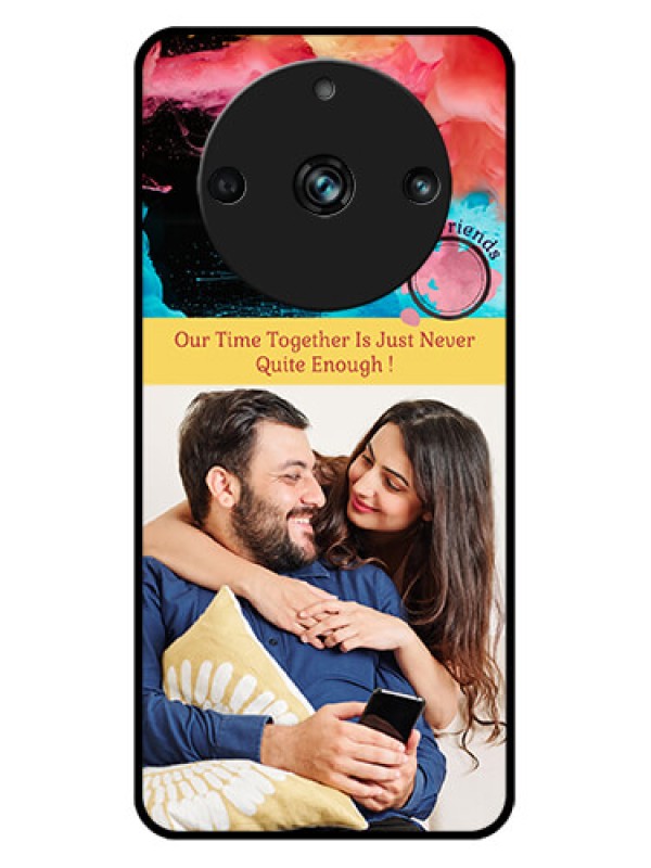 Custom Realme 11 Pro 5G Custom Metal Phone CaseQuote With Acrylic Painting Design