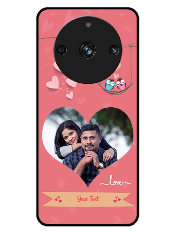 Custom Realme 11 Pro 5G Custom Metal Phone CasePeach Color Love Design