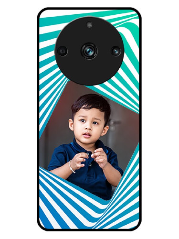 Custom Realme 11 Pro 5G Custom Metal Phone CaseAbstract Spiral Design