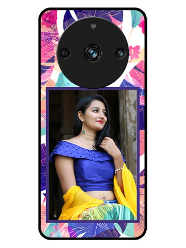 Custom Realme 11 Pro 5G Custom Metal Phone CaseAbstract Floral Design