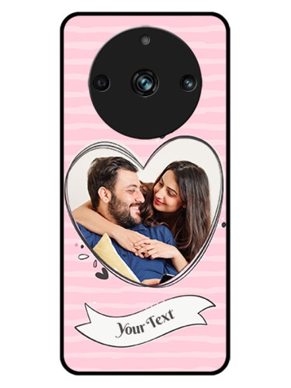 Custom Realme 11 Pro 5G Custom Metal Phone CaseVintage Heart Design