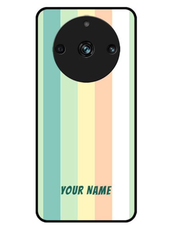 Custom Realme 11 Pro 5G Custom Metal Phone CaseMulti - Colour Stripes Design