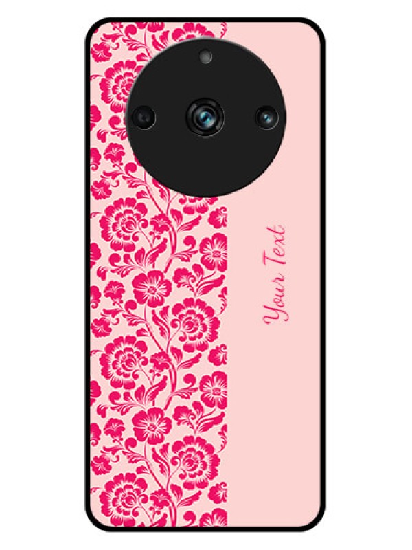 Custom Realme 11 Pro 5G Custom Metal Phone CaseAttractive Floral Pattern Design