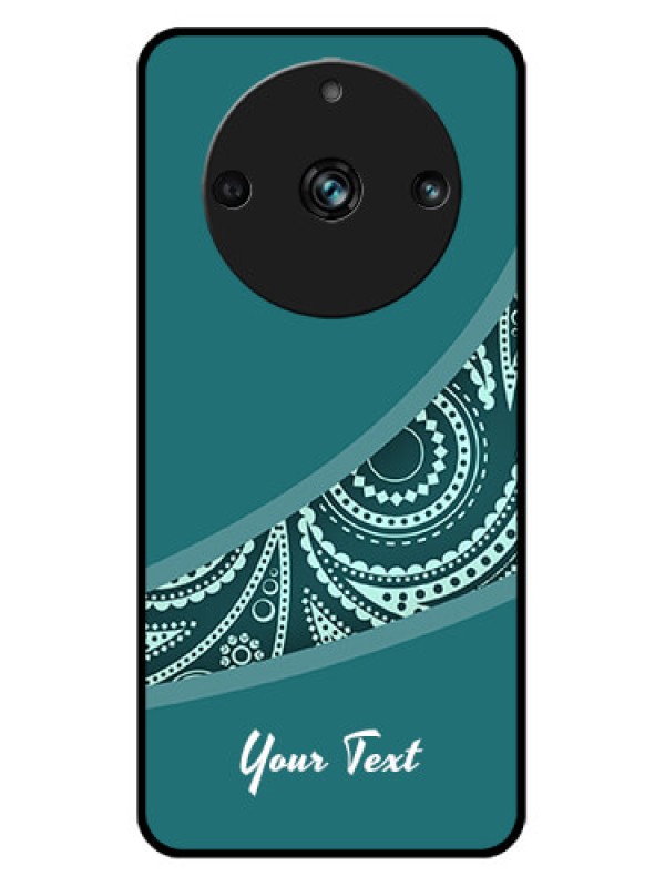 Custom Realme 11 Pro 5G Custom Metal Phone CaseSemi Visible Floral Design