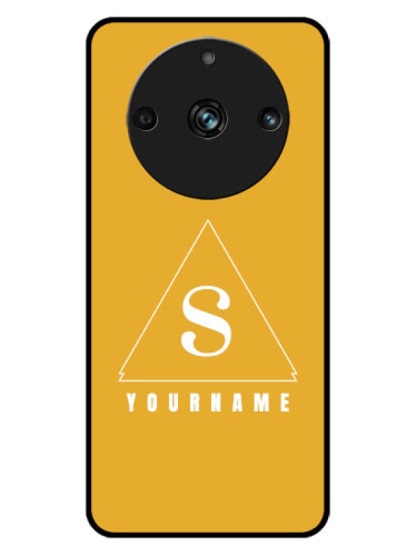 Custom Realme 11 Pro 5G Custom Metal Phone CaseSimple Triangle Design