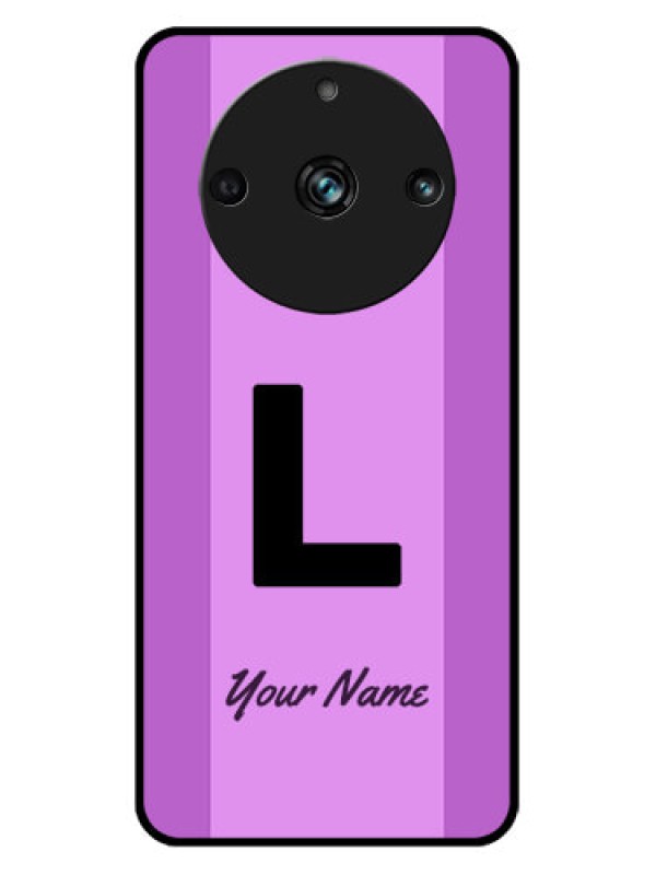 Custom Realme 11 Pro 5G Custom Metal Phone CaseTricolor Custom Text Design