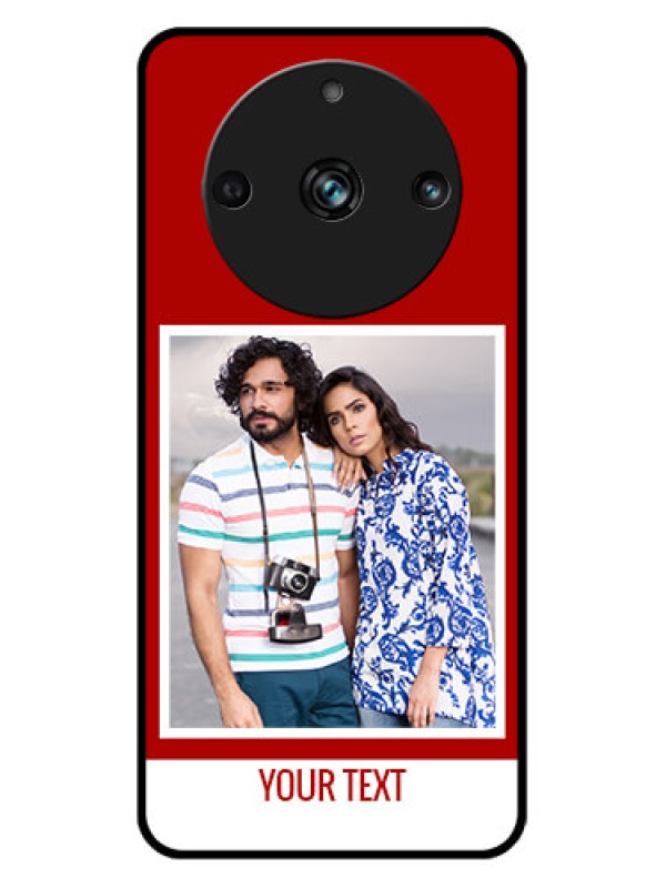 Custom Realme 11 Pro Plus 5G Custom Metal Phone CaseRed Color Design