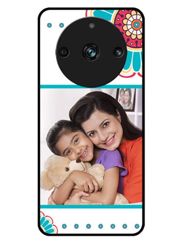 Custom Realme 11 Pro Plus 5G Custom Metal Phone CaseFlower Design