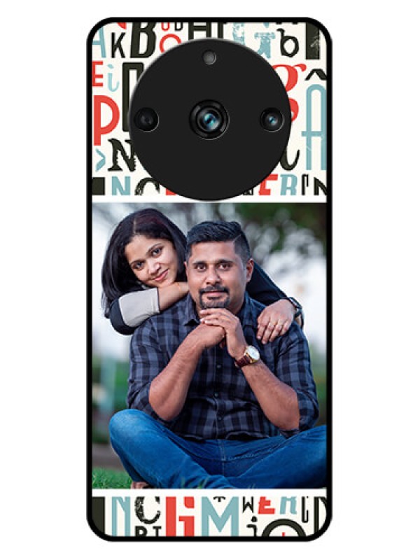 Custom Realme 11 Pro Plus 5G Custom Metal Phone CaseAlphabet Design