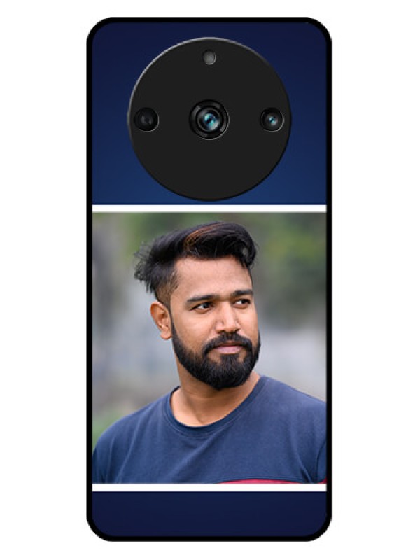 Custom Realme 11 Pro Plus 5G Custom Metal Phone CaseSimple Royal Blue Design