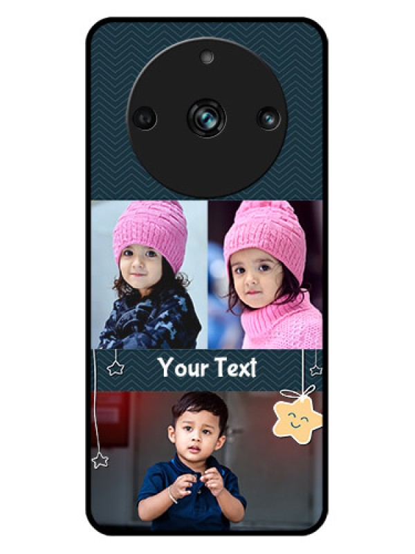 Custom Realme 11 Pro Plus 5G Custom Metal Phone CaseHanging Stars Design