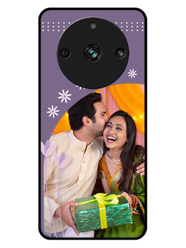 Custom Realme 11 Pro Plus 5G Custom Metal Phone CaseLavender Flowers Design