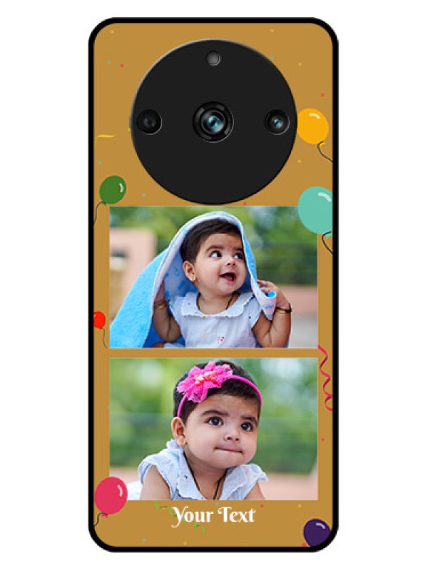 Custom Realme 11 Pro Plus 5G Custom Metal Phone CaseImage Holder With Birthday Celebrations Design