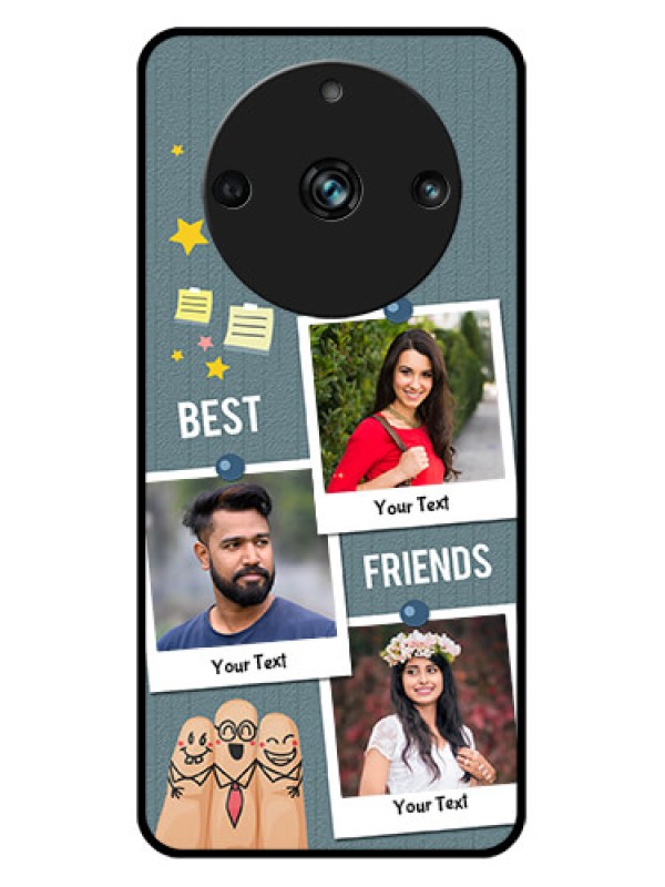 Custom Realme 11 Pro Plus 5G Custom Metal Phone CaseSticky Frames And Friendship Design