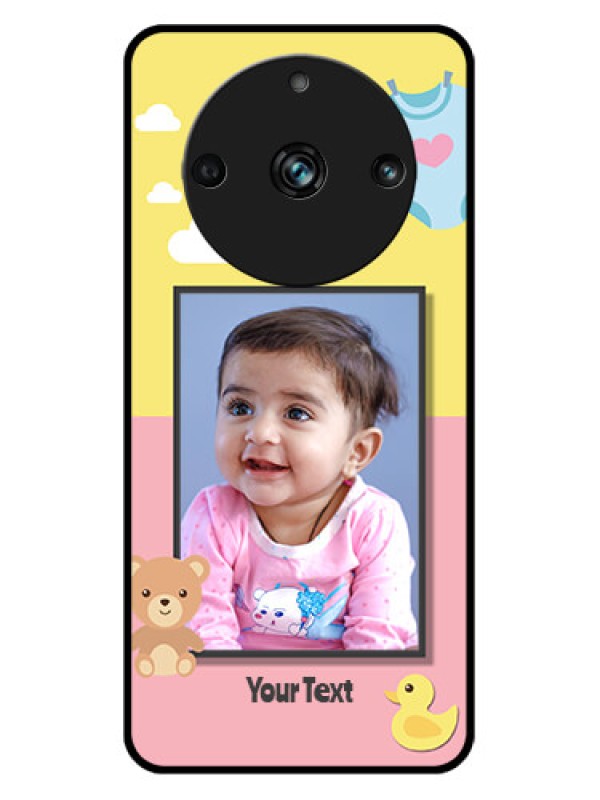 Custom Realme 11 Pro Plus 5G Custom Metal Phone CaseKids 2 Color Design