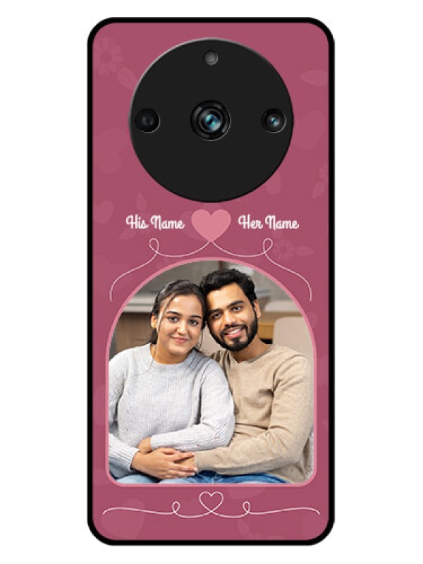 Custom Realme 11 Pro Plus 5G Custom Metal Phone CaseLove Floral Design