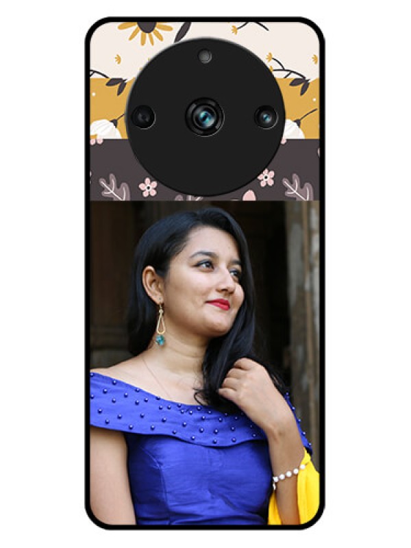 Custom Realme 11 Pro Plus 5G Custom Metal Phone CaseStylish Floral Design