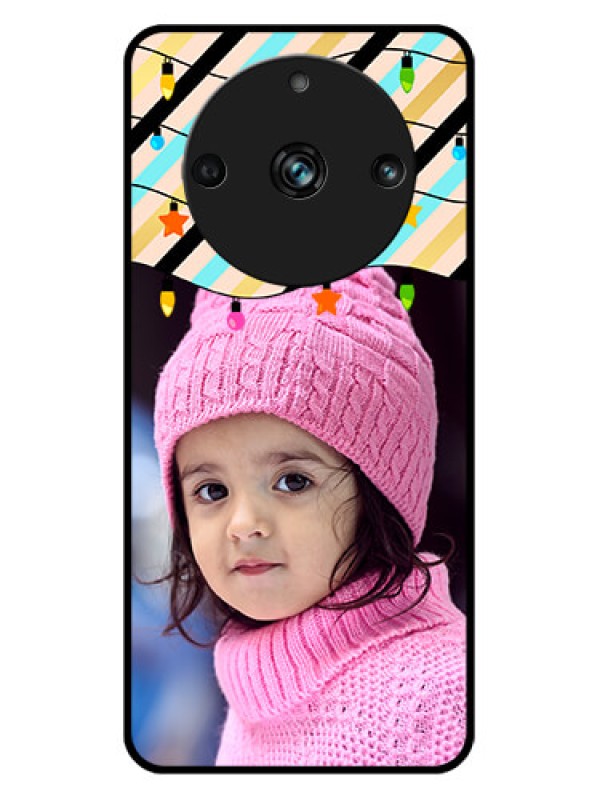 Custom Realme 11 Pro Plus 5G Custom Metal Phone CaseLights Hanging Design